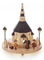 Seiffen Church Village Scene<br>LED Lighted Motif